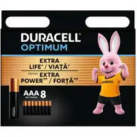 Батарейка Duracell AAA щелочная 8 шт. Optimum (5015602)