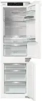 Холодильник Gorenje вбудований з нижн. мороз., 177x54x55см, 2 двері,244(68)л, А+, NF+, Зона св-ті, Диспл, Wi-Fi, Біли