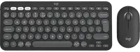 IT набір Logitech Pebble 2 Combo - Tonal Graphite - US INT'L - 2.4GHZ/BT