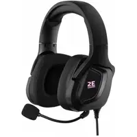 Навушники з мікрофоном 2E HG340 RGB 3.5mm Black (2E-HG340BK)