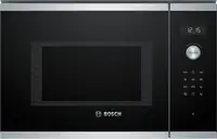 Мікрохвильова піч Bosch вбудована, 25л, електр. керув., 900Вт, гриль, дисплей, нержавіюча сталь
