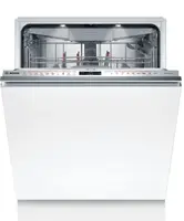 Посудомийна машина Bosch вбудована, 14компл., A, 60см, дисплей, 3й кошик, Zeolith, білий