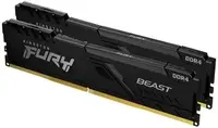 Пам'ять для настільних комп'ютерів Kingston FURY 16 GB (2x8GB) DDR4 3200 MHz Beast Black (KF432C16BBK2/16WP)