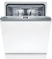Посудомийна машина Bosch вбудована, 14компл., D, 60см, дисплей, 3й кошик, білий