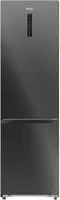 Холодильник з нижн. мороз. камерою Gorenje, 203х66х60см, 2 двері, 257(121)л, А+, Total NF, Зона св-ті, Інвертор, Зовн. Дисп, Wi-Fi, чорний
