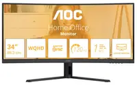 Монiтор 34" AOC CU34B3E Black