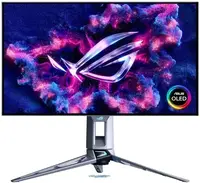 Монітор Asus 26.5" ROG Swift PG27AQWP-W 2xHDMI, DP, 3xUSB, OLED, 2560x1440, 540Hz, 0.02ms, DCI-P3 99.5%, G-SYNC, FreeSync, Pivot, HDR500