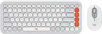 Комплект (клавіатура, миша) Logitech POP Icon Combo Off-White (920-013141)
