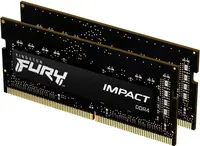 Пам'ять для ноутбуків Kingston FURY 32 GB (2x16GB) SO-DIMM DDR4 3200 MHz Impact (KF432S20IBK2/32)