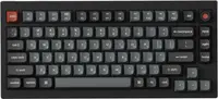 Клавіатура дротова Keychron V1 8K Keychron Super Red Switch Black RGB (V1W-D1-UA)