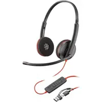 Наушники с микрофоном POLY Blackwire 3220 Black (8X228AA)