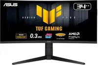 Монітор Asus 34" TUF Gaming VG34WQL5A 2xHDMI, 2xDP, 4xUSB, MM, VA, 3440x1440, 21:9, 200/400Hz, 1ms, sRGB 120%, CURVED, FreeSync, HAS, HDR400