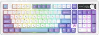 Бездротова механічна клавіатура Ajazz AK980 V2 Maillard Switch White (AK980-V2-M-PWB)