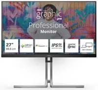 Монiтор 27" AOC Q27U3CV Black