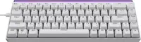Дротова механічна клавіатура Ajazz NK68 Red switches White (NK68-R-W)