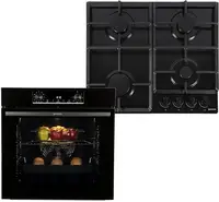 Комплект духова шафа BO6735E02BK + поверхня G641EB