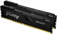 Пам'ять для настільних комп'ютерів Kingston FURY 16 GB (2x8GB) DDR4 3600 MHz Beast (KF436C17BBK2/16)