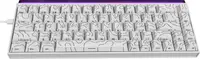 Дротова механічна клавіатура Ajazz NK68 Red switches Side Contour White (NK68-R-S-W)