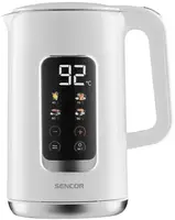 Електрочайник Sencor 1.7л, Strix, LED дисплей, подвійні стінки, сенс. керування, білий