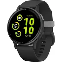 Смарт-годинник Garmin vivoactive 5 Slate Aluminum Bezel with Black Case and Silicone Band (010-02862-5A)