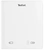Ваги Tefal кухонні Essential, 5кг, AAAx2 в комплекті, скло, білий