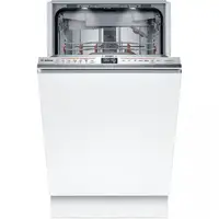 Посудомийна машина Bosch вбудована, 10компл., C, 45см, дисплей, 3й кошик, Zeolith, білий