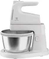 Міксер Electrolux стаціонарний 500Вт, насадки-4, чаша-метал, 3.5л, білий
