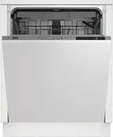 Посудомийна машина Beko вбудована, 15компл., D, 60см, 3й кошик, білий