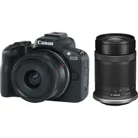 Бездзеркальний фотоапарат Canon EOS R50 kit RF-S 18-45mm IS STM + RF-S 55-210mm IS STM Black (5811C034)
