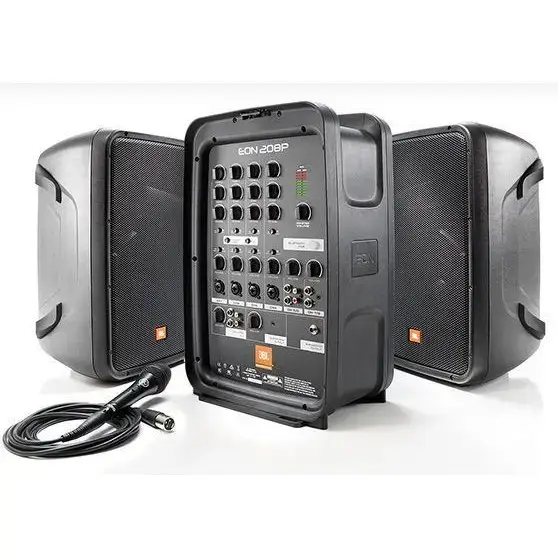 Акустичний комплект (активний мікшер + 2 колонки) JBL EON208P