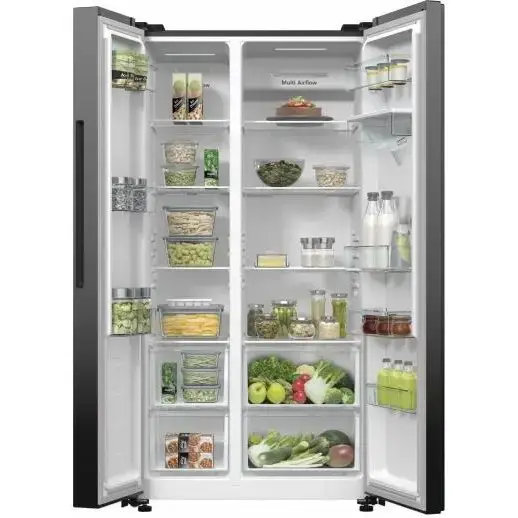 Холодильник з морозильною камерою Hisense RS711N4WFE