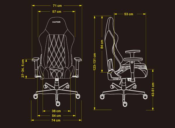 Крісло для геймера HATOR Darkside 3M Fabric Black (HTC3010M)