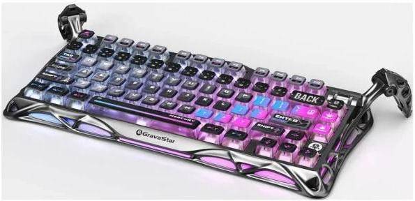 Клавіатура Gravastar Mercury K1 Pro TKL Cyberpunk (GSK1PRO_CBLK)