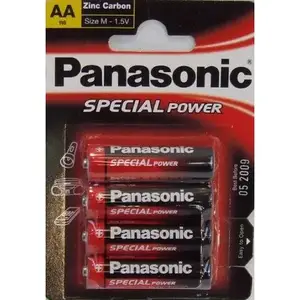 Батарейка Panasonic AA bat Carbon-Zinc 4шт Special (R6REL/4BP) Батарейка Panasonic AA bat Carbon-Zinc 4шт Special (R6REL/4BP)