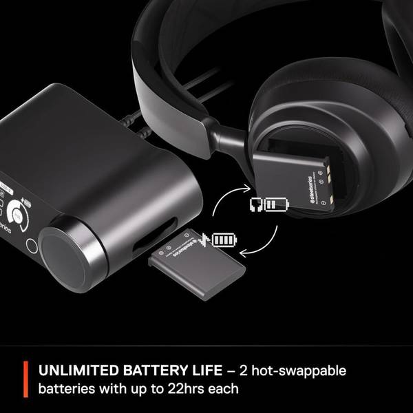 Наушники с микрофоном SteelSeries Arctis Nova Pro Wireless P Black (61522)