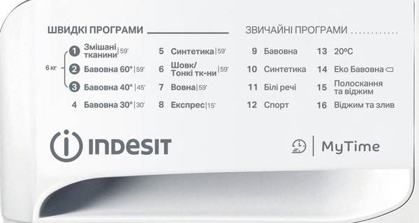 Пральна машина автоматична Indesit OMTWSE 61051 WK UA