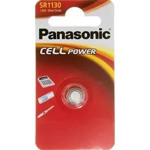 Батарейка Panasonic SR1130 bat(1.55B) Silver Oxide 1шт (SR-1130EL/1B)