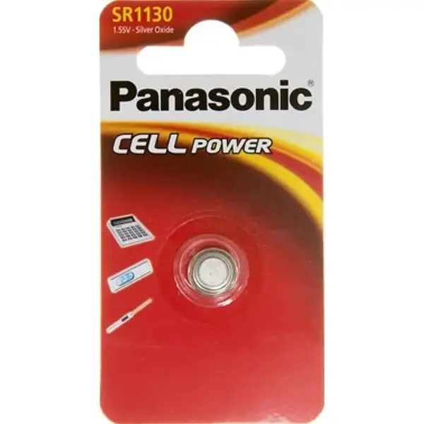 Батарейка Panasonic SR1130 bat(1.55B) Silver Oxide 1шт (SR-1130EL/1B)