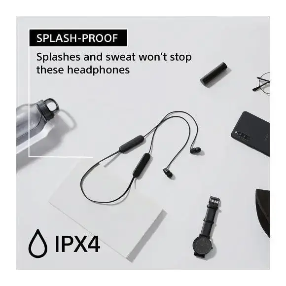 Навушники з мікрофоном Sony Sony WI-C100 Beige (WIC100C.CE7)