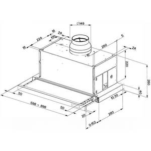 Витяжка телескопічна Faber Maxima Ng Touch Ev8 Led X A90 (315.0635.147)