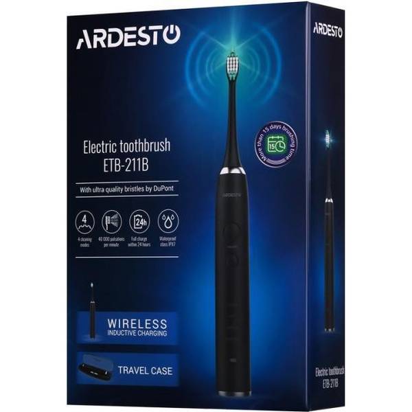 Електрична зубна щітка Ardesto ETB-211B