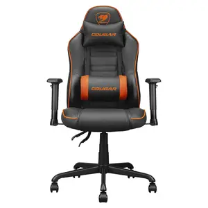 Комп'ютерне крісло для геймера Cougar Fusion S black/orange