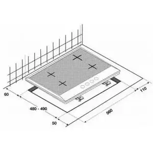 Газова варильна поверхня Beko HIAG 64225 SX Газова варильна поверхня Beko HIAG 64225 SX