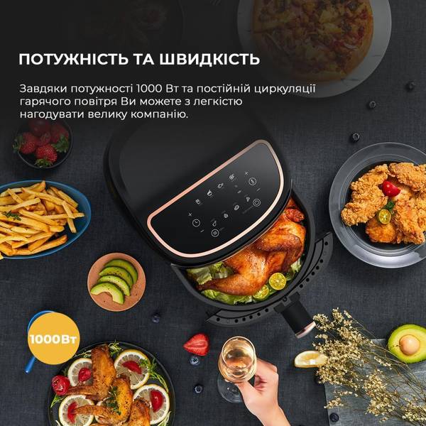 Мультипечь (аэрофритюрница) Deerma Air Fryer KZ100 (DEM-KZ100)