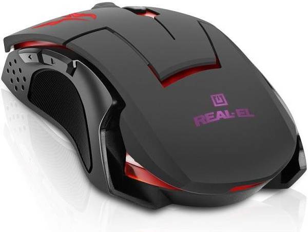 Миша REAL-EL RM-520 Gaming Black (EL123200020)