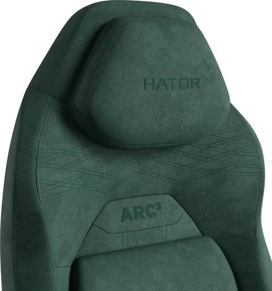 Комп'ютерне крісло для геймера HATOR Arc 3 L Velour Emerald (HTC3448L)