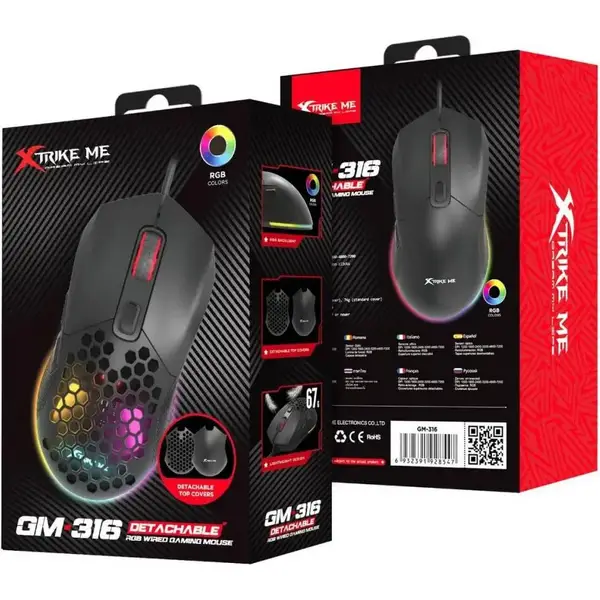 Миша XTRIKE ME GM-316 Black
