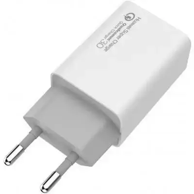 Мережевий зарядний пристрій ColorWay 1 USB Huawei Super Charge/Quick Charge 3.0, 4A (20W) White (CW-CHS014Q-WT)