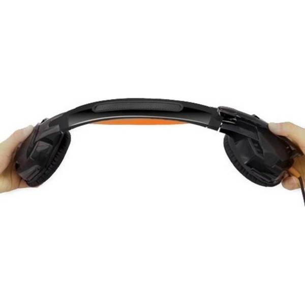 Навушники з мікрофоном REAL-EL GDX-7700 Surround 7.1 Black-orange (EL124100016)