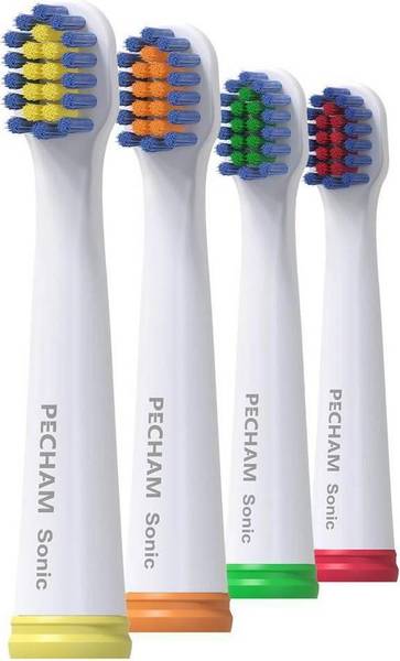 Насадки для електричної зубної щітки Pecham Насадки м'ягкі до електричної зубної щітки Pecham білі (0290119080806)